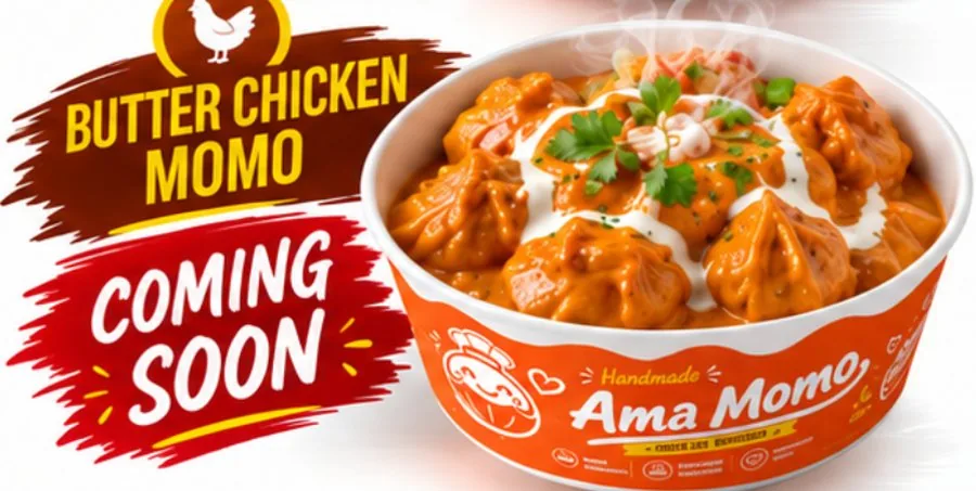 Butter chicken momo bowl, coming soon to Ama Momo